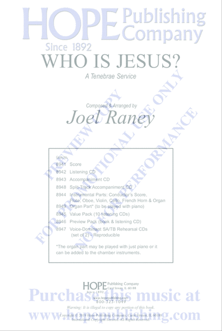 Who Is Jesus? 4-Part scores gallery preview page 23