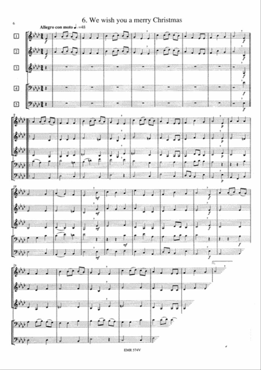Christmas Joy / 32 Weihnachtsmelodien / Christmas Carols / Melodies de Noel Concert Band scores gallery preview page 4