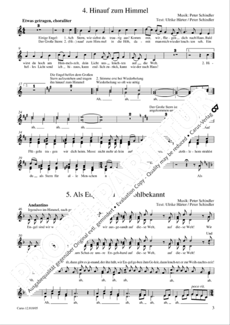 Grosser Stern, was nun? 2-Part scores gallery preview page 4