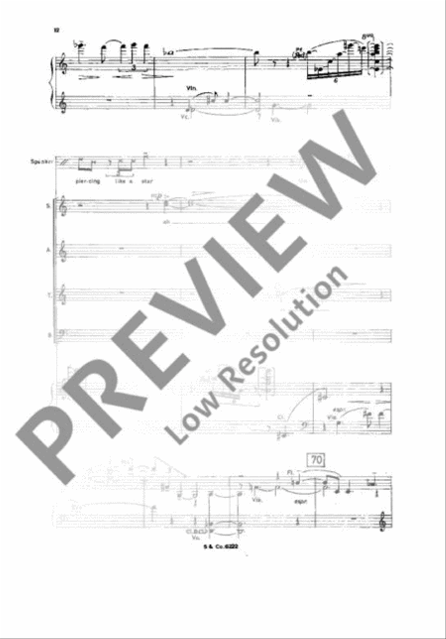 Three Fragments Three Fragments Mixed Choir scores gallery preview page 15