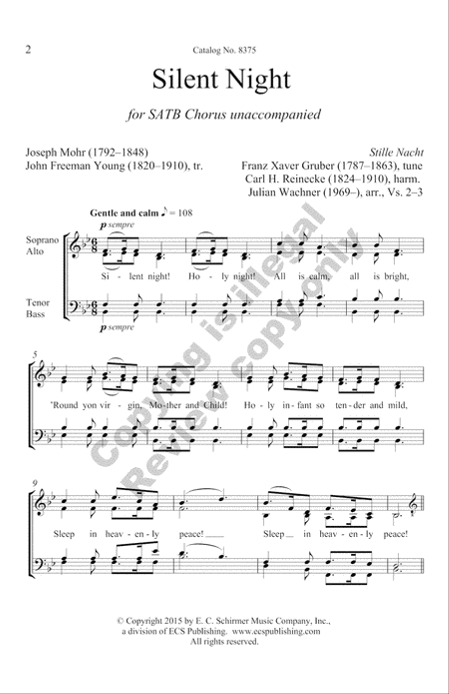 The Snow Lay On the Ground!: Nine Festive Carol Settings (Complete Compilation Full Score) Choir scores gallery preview page 45