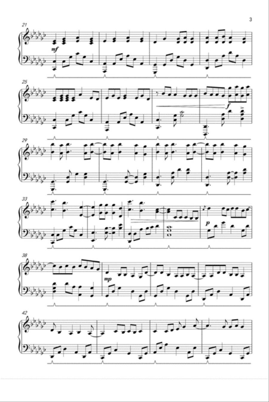 You Belong With Me You Belong With Me Piano Solo scores gallery preview page 2