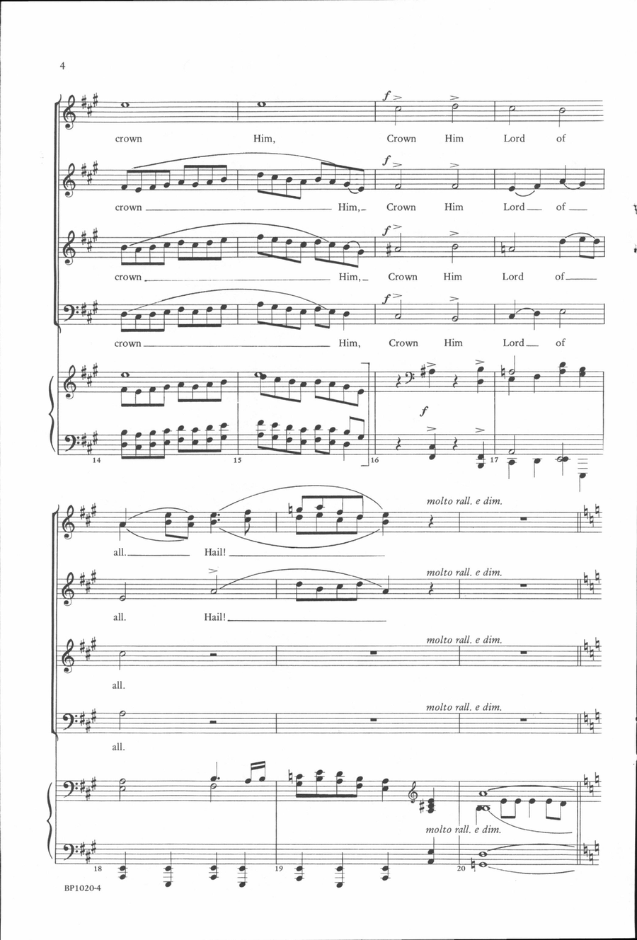 Name of Jesus, The 4-Part scores gallery preview page 4