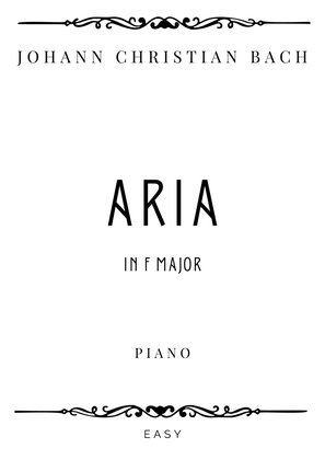 J.C. Bach - Aria in F Major (BWV 131) - Easy