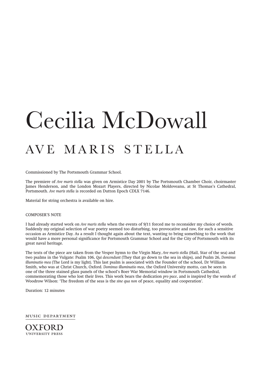 Ave maris stella