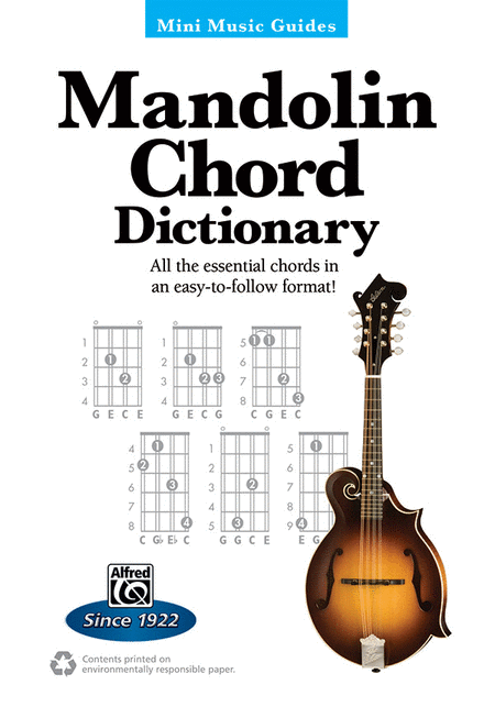 Mini Music Guides -- Mandolin Chord Dictionary