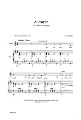 Book cover for A Prayer