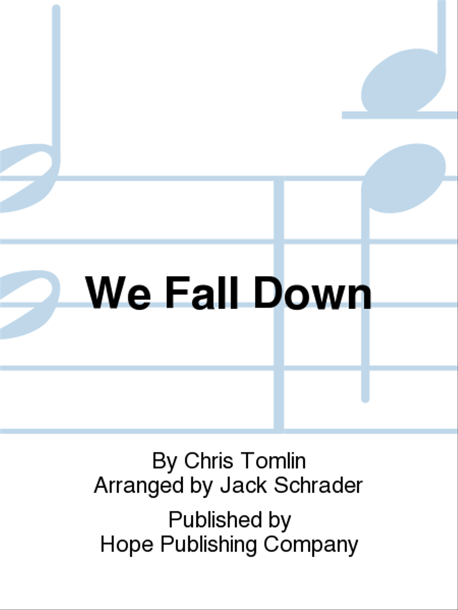 We Fall Down Choir scores gallery preview page 1