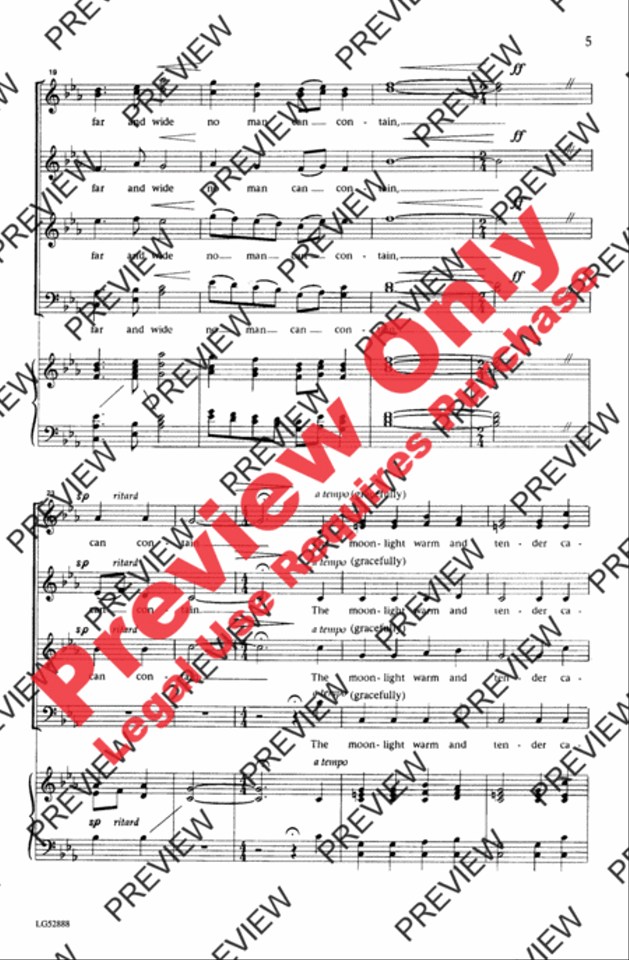 Dusk to Dawn 4-Part scores gallery preview page 4