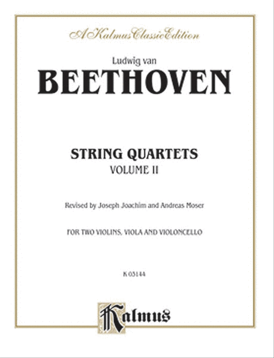 String Quartets, Volume 2 String Quartet scores gallery preview page 1