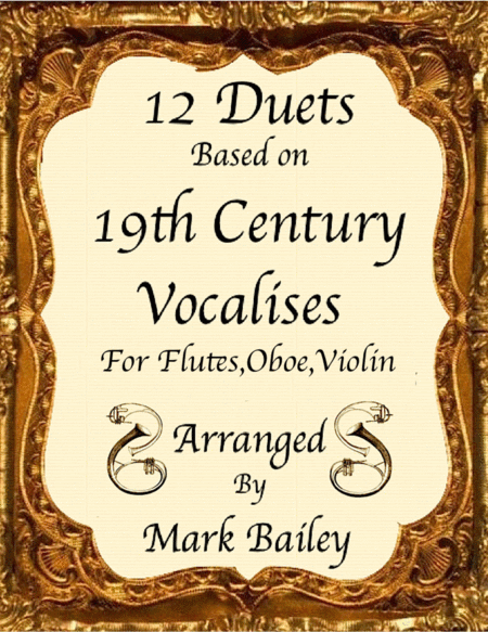 12 Duets for Flutes. (based on 19th Century Vocalises) image number null