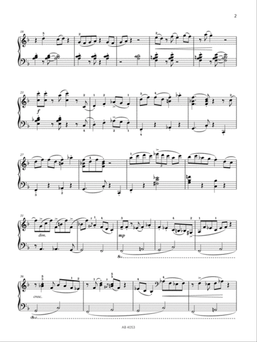New Kid (Grade 7, list C1, from the ABRSM Piano Syllabus 2023 & 2024) Piano Method scores gallery preview page 2