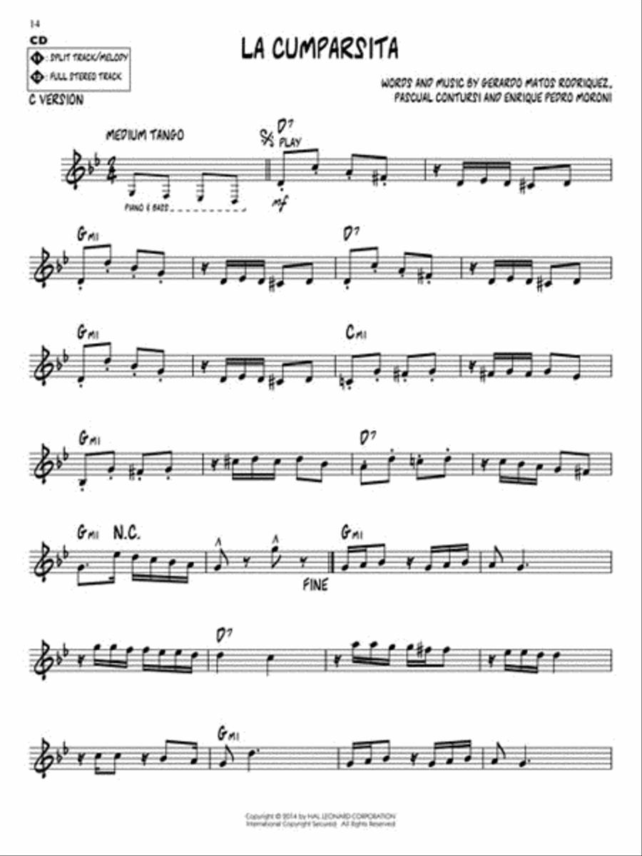Tango C Instrument scores gallery preview page 6