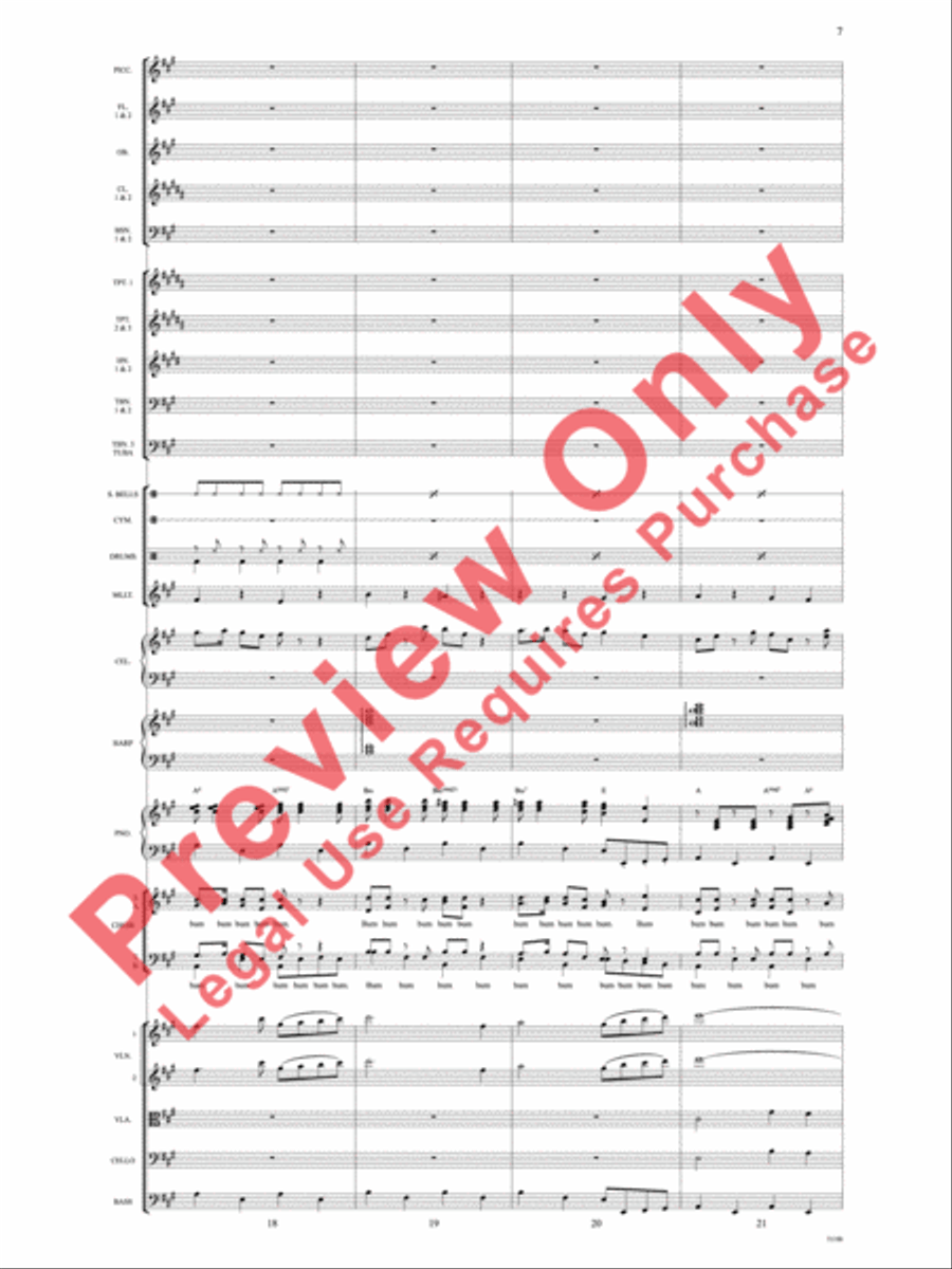Theme from Elf Choir scores gallery preview page 8