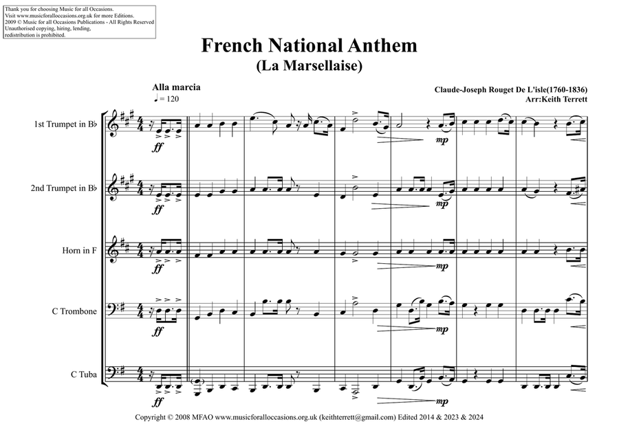 French National Anthem (