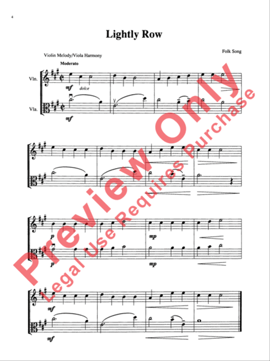 Ensembles for Viola, Volume 1 Viola scores gallery preview page 8