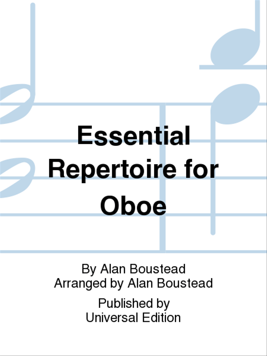 Essential Repertoire For Oboe Oboe Solo scores gallery preview page 1