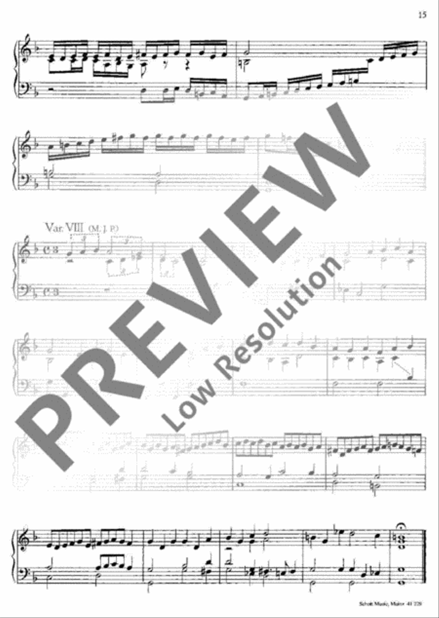 3 Pavans from the same theme Piano Solo scores gallery preview page 16
