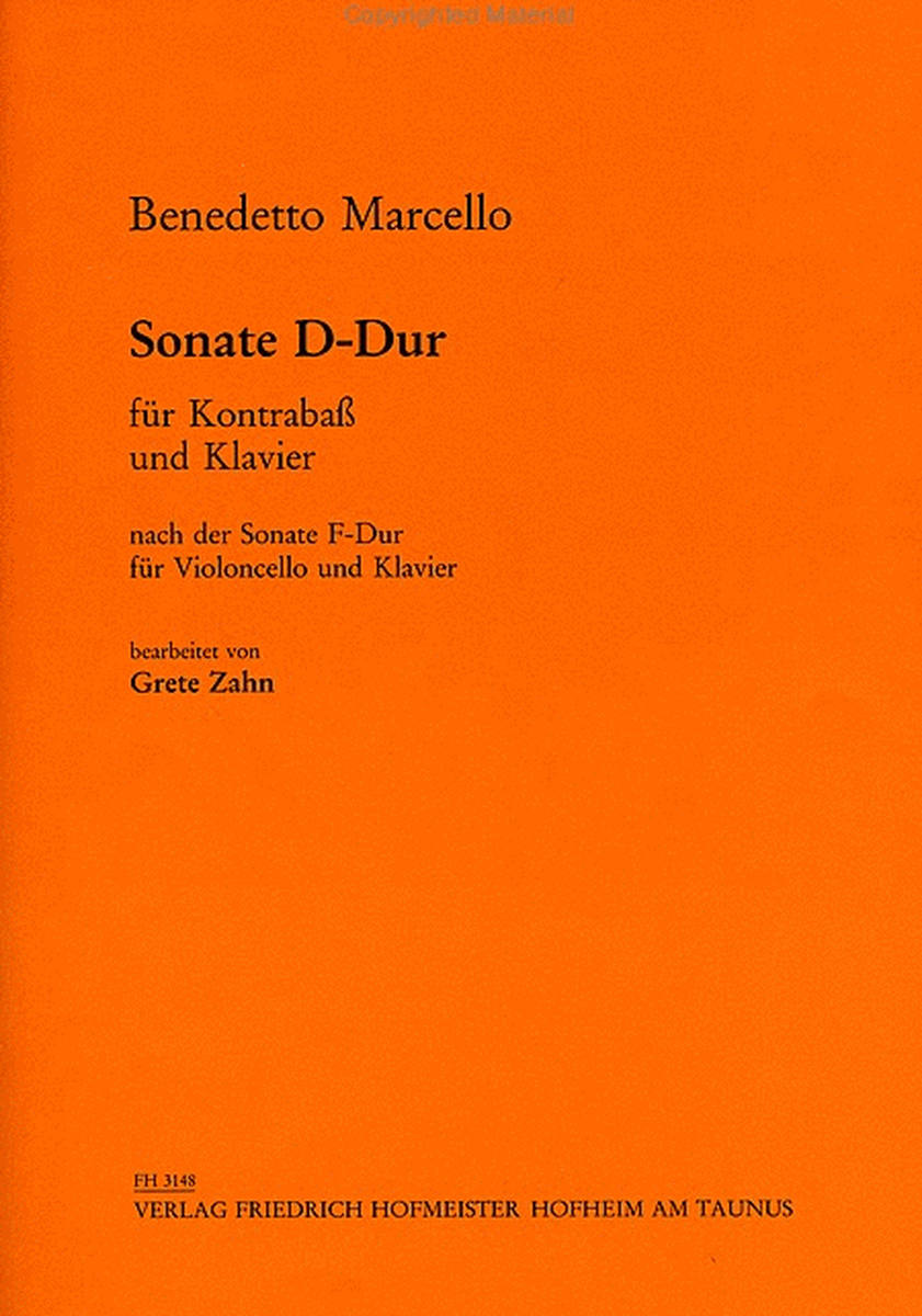 Sonate D-Dur