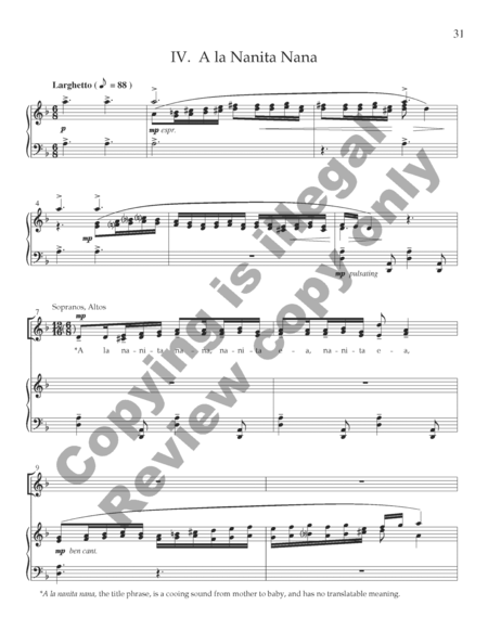 Carols and Lullabies (Choral Score)