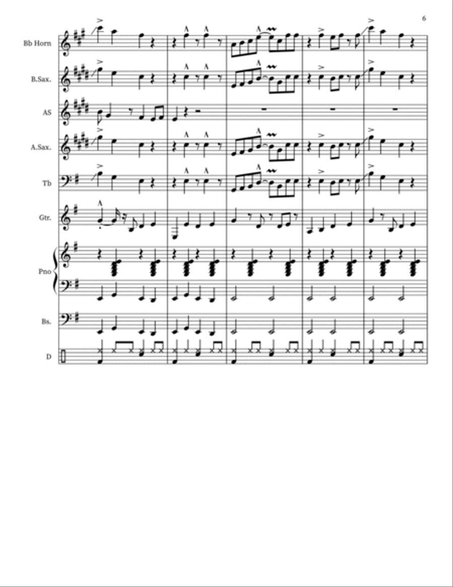 Superstition Small Ensemble scores gallery preview page 6