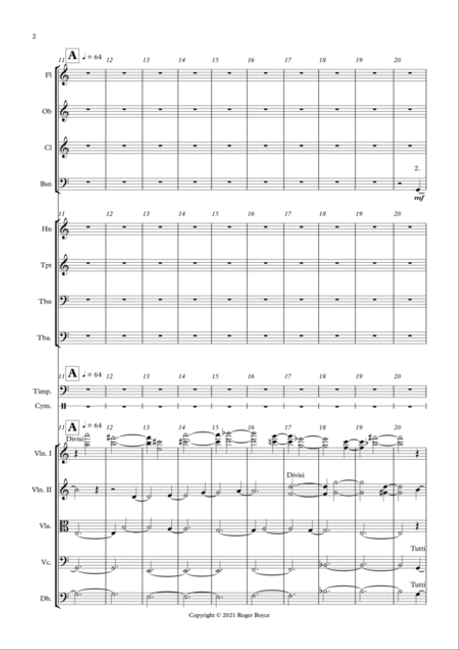 Aspects of Time Aspects of Time Full Orchestra scores gallery preview page 3