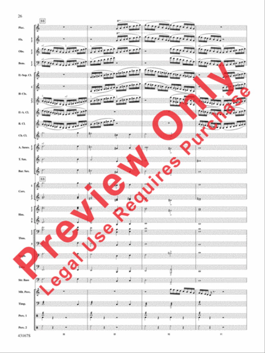 Down to the Sea in Ships (from the NBC TV Film Project 20) Concert Band scores gallery preview page 27