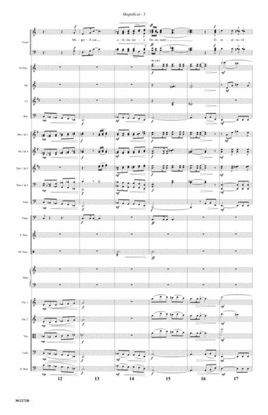 Magnificat - Full Orchestral Score and Parts