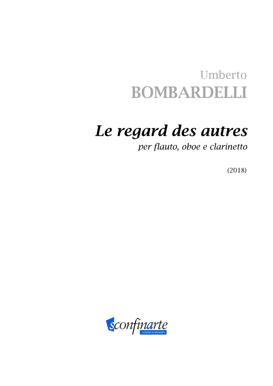 Umberto Bombardelli: LE REGARD DES AUTRES (ES-20-127) Small Ensemble scores gallery preview page 1
