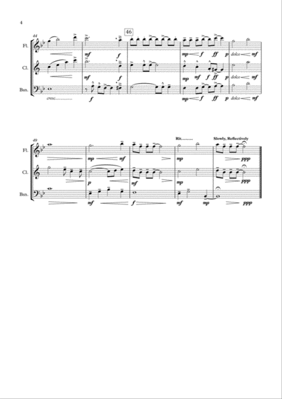 The Potter's Hand The Potter's Hand Woodwind Trio scores gallery preview page 5
