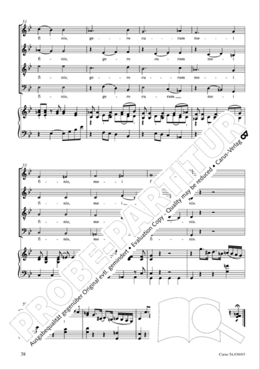 Requiem in B 4-Part scores gallery preview page 43