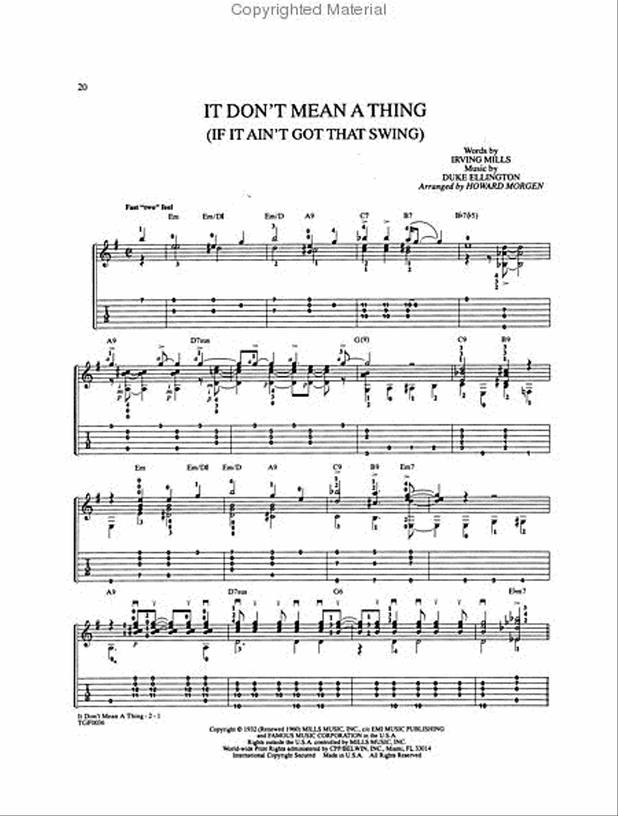 Ellington Collection For Solo Guitar - Book/CD Electric Guitar scores gallery preview page 4