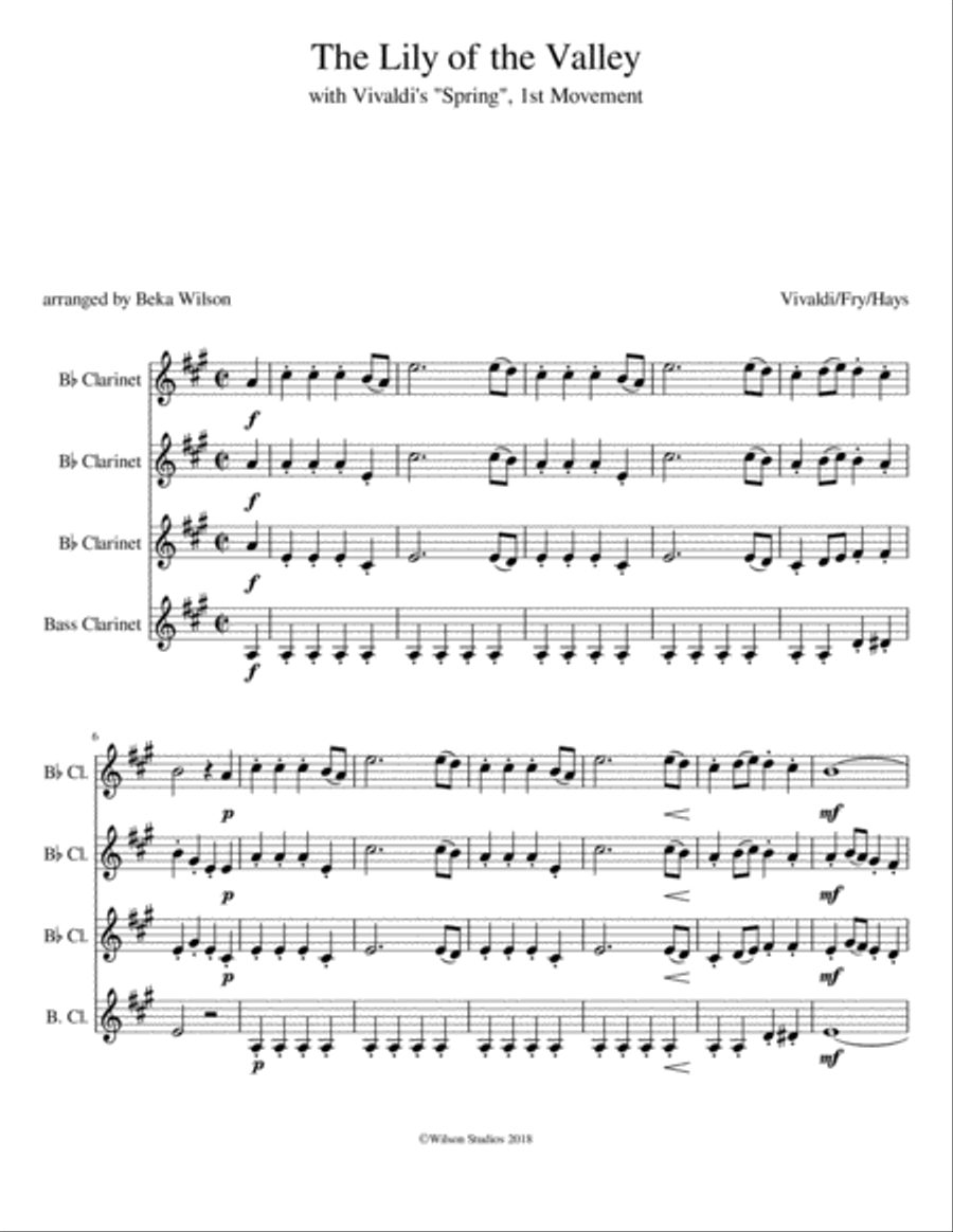 Lily of the Valley (with Vivaldi's 