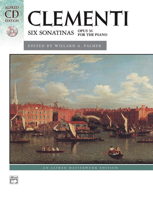 Book cover for Clementi -- Six Sonatinas, Op. 36