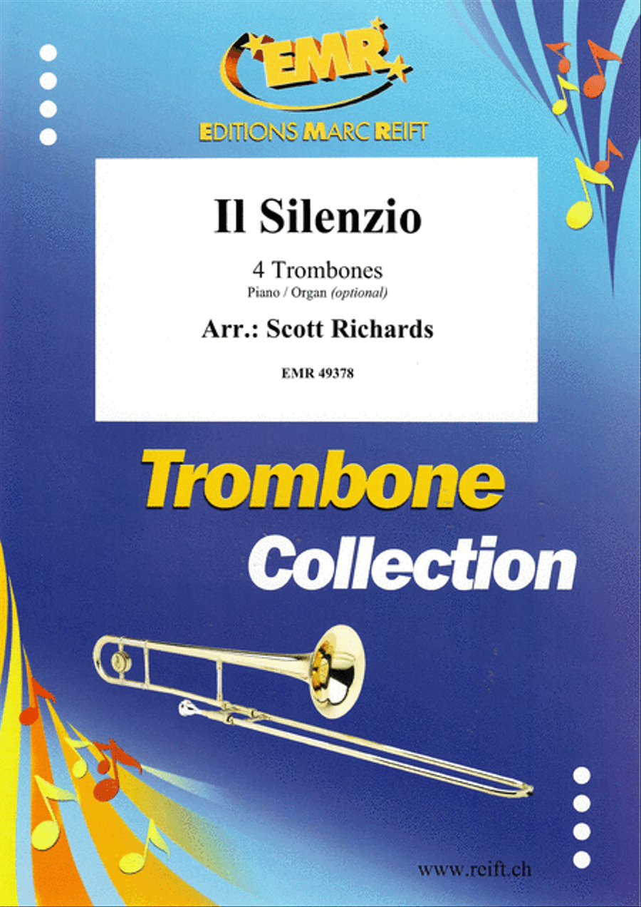 Il Silenzio Trombone Quartet scores gallery preview page 1