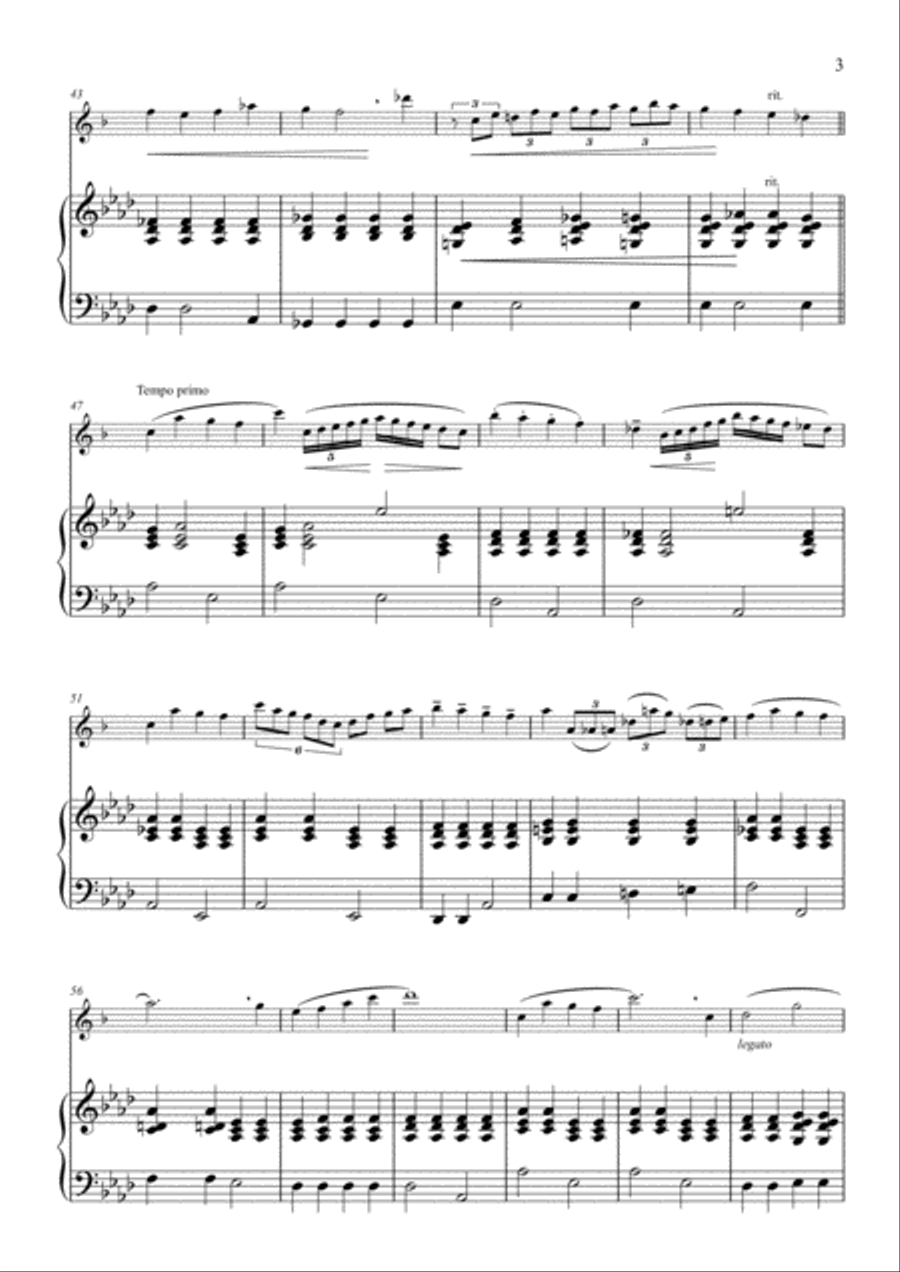 Mes Caresses Mes Caresses Woodwind Duet scores gallery preview page 4