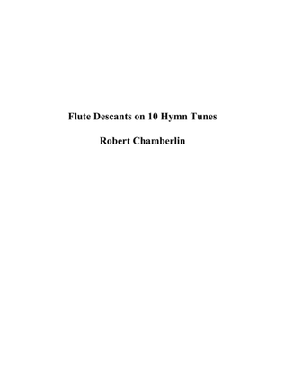 Book cover for Flute Descants on 10 Hymn Tunes
