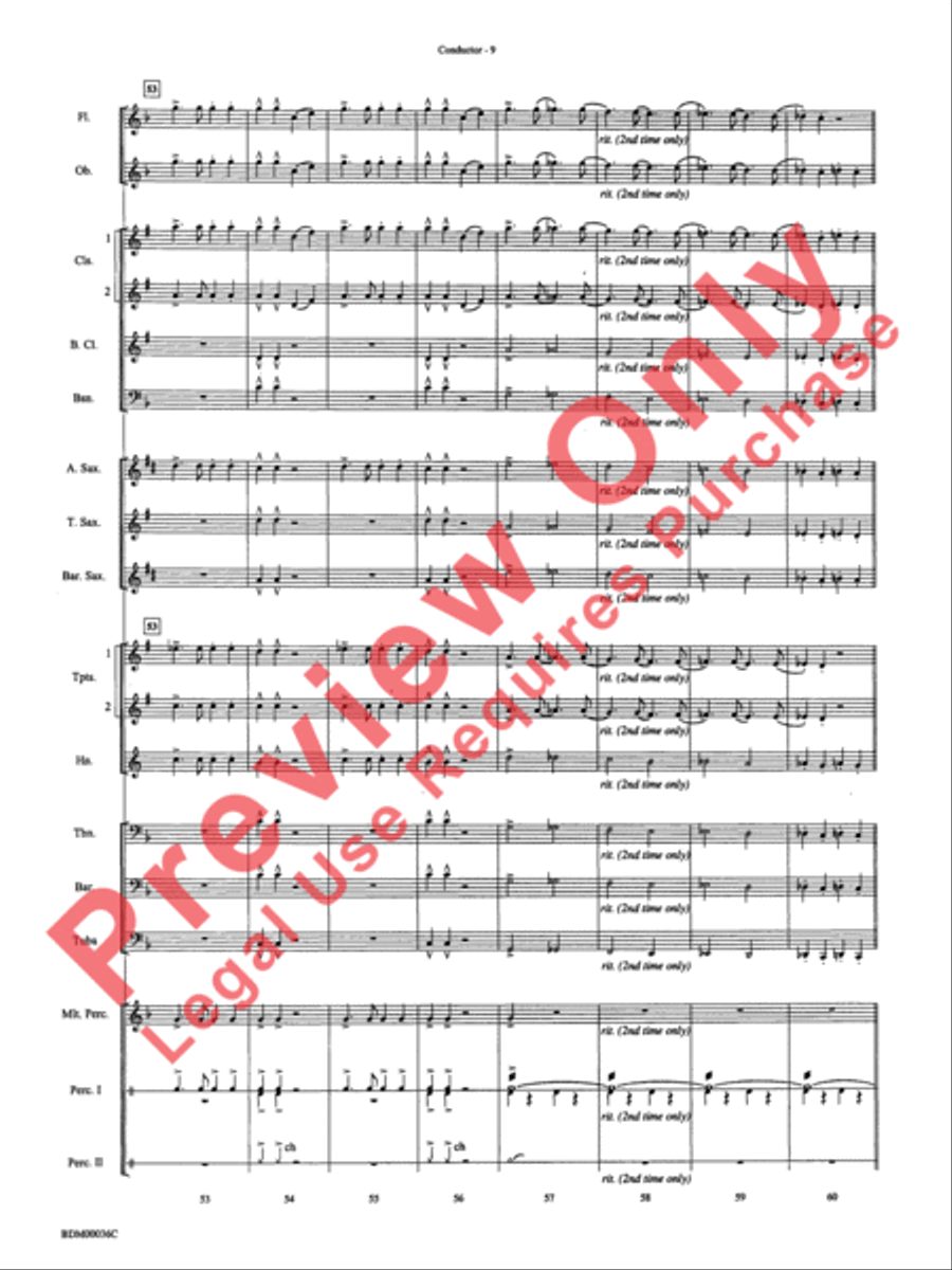 The Stars and Stripes Forever Concert Band scores gallery preview page 11