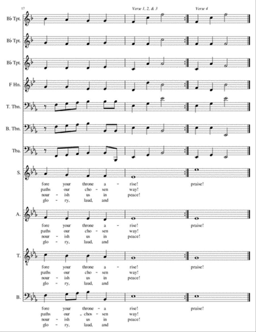 God of The Ages 4-Part scores gallery preview page 6