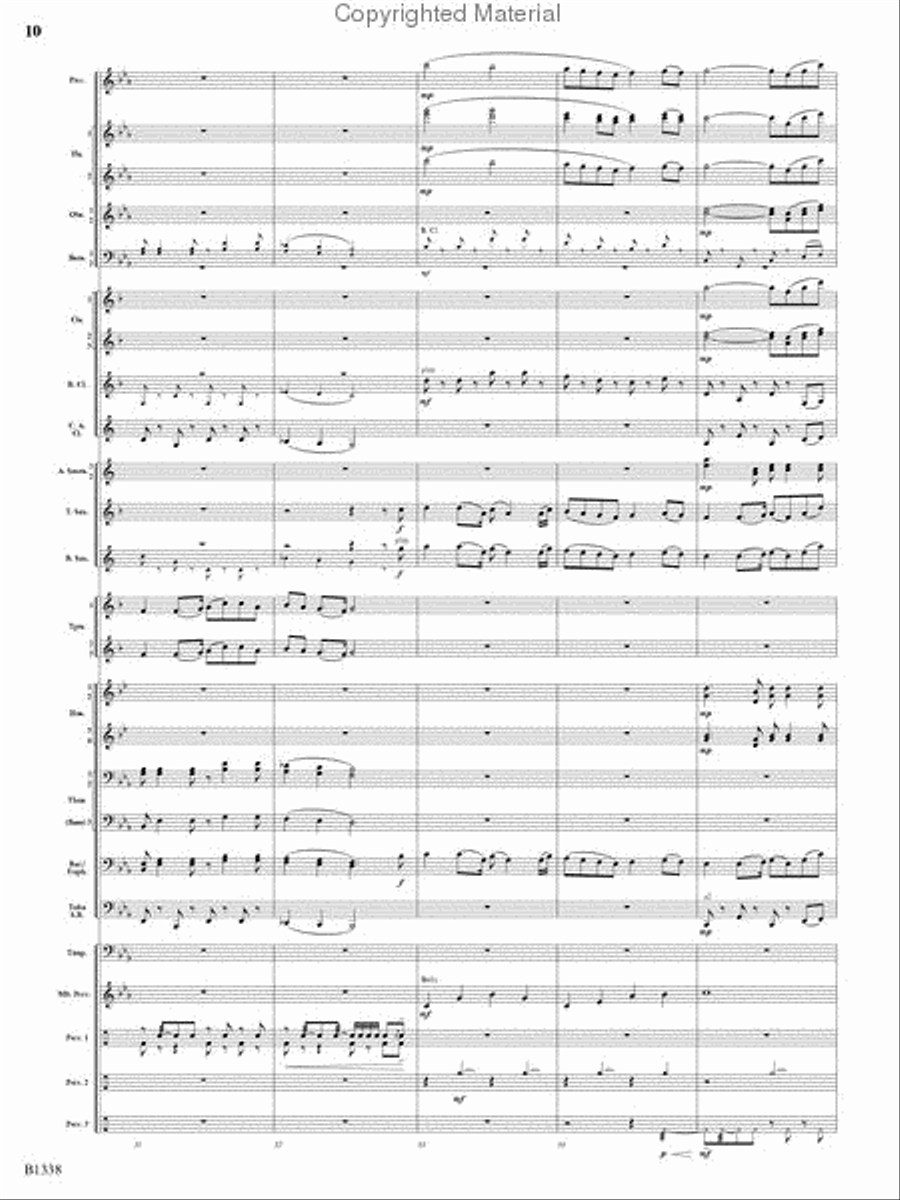Rock Springs Saga Rock Springs Saga Concert Band scores gallery preview page 8