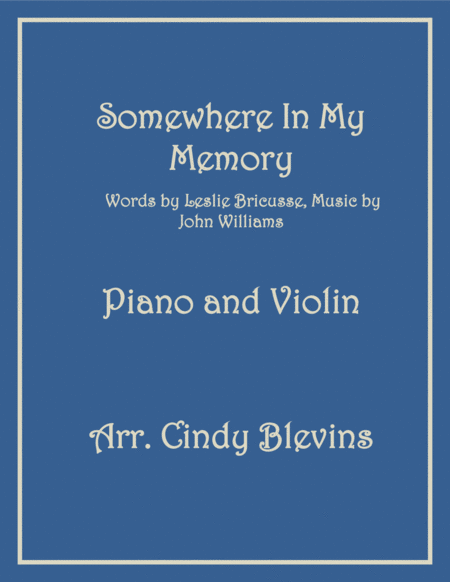 Somewhere In My Memory, for Piano and Violin image number null