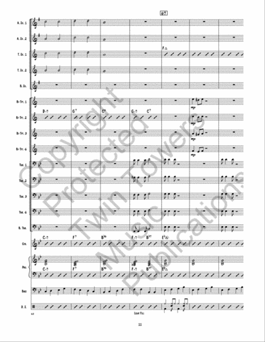 Model Train Model Train Jazz Ensemble scores gallery preview page 12