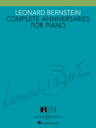 Book cover for Leonard Bernstein – Complete Anniversaries for Piano