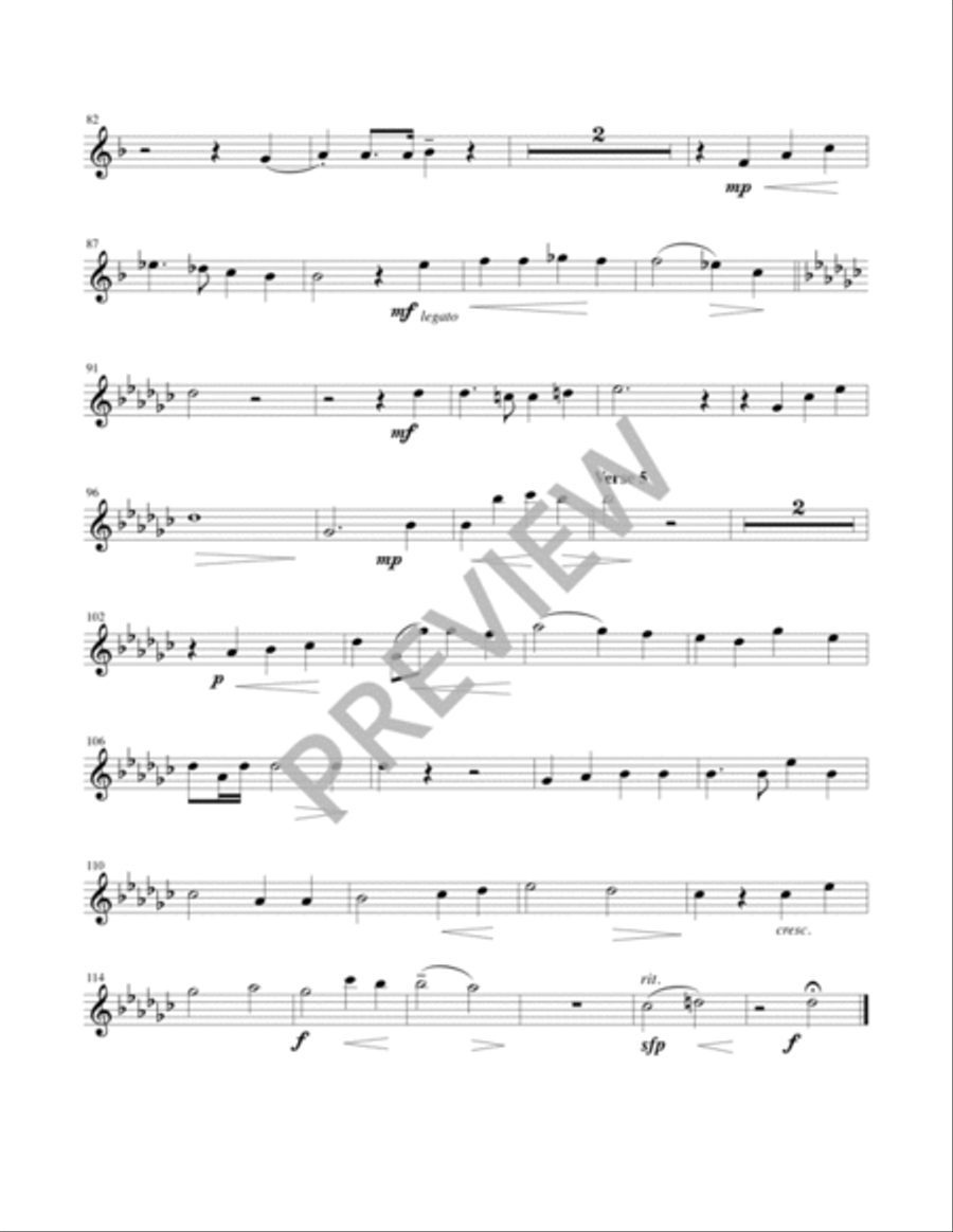 The Church’s One Foundation - Full Score and Parts Trombone scores gallery preview page 15