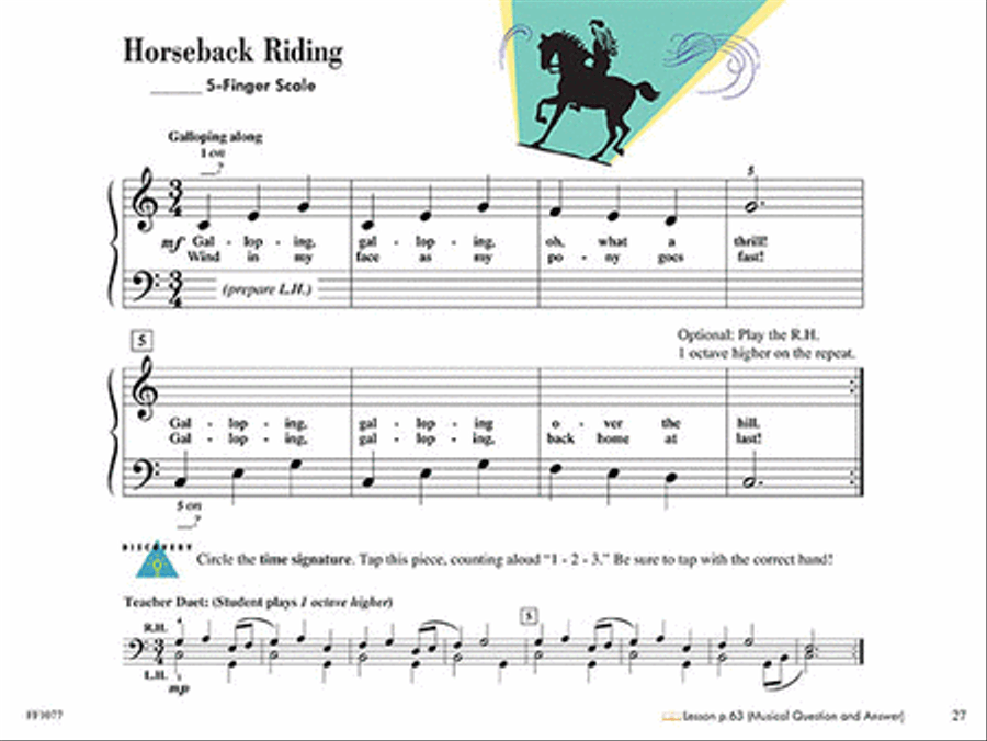 Primer Level – Performance Book – 2nd Edition Piano Method scores gallery preview page 5