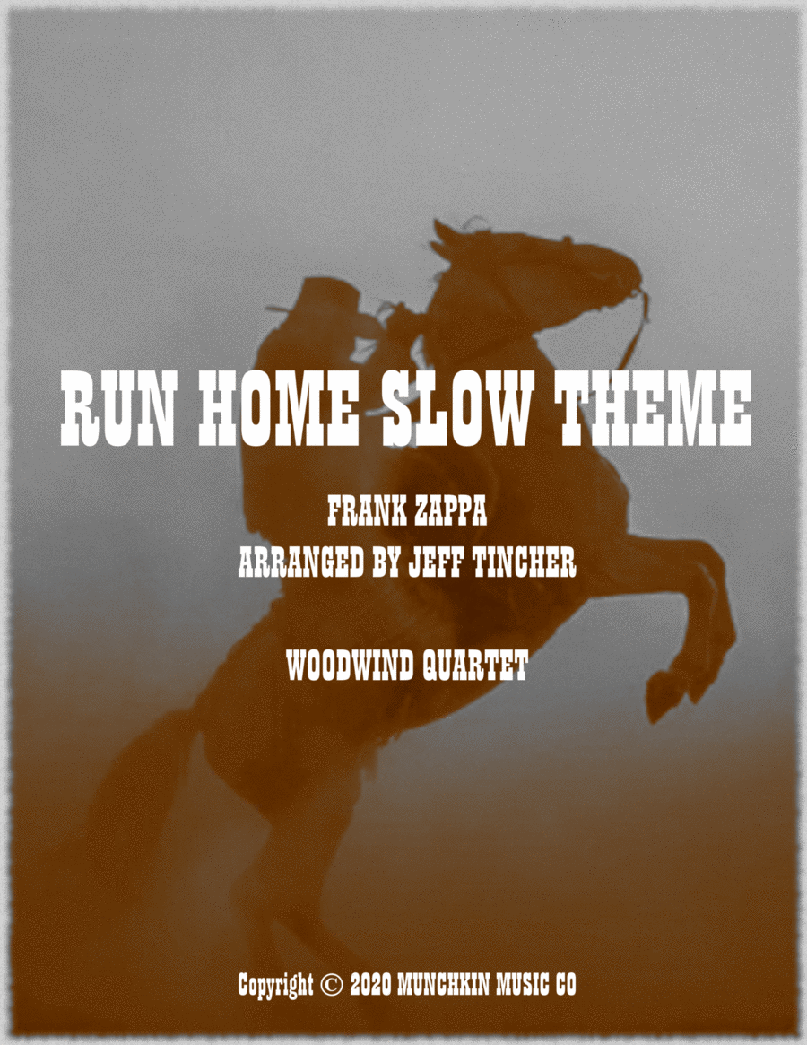 Run Home Slow Theme Run Home Slow Theme Woodwind Quartet scores gallery preview page 1