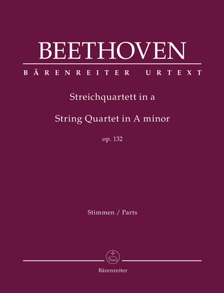 Book cover for String Quartet in A minor, op. 132