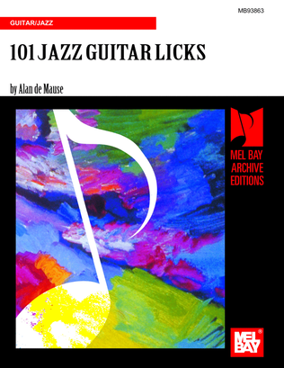 Book cover for 101 Jazz Guitar Licks