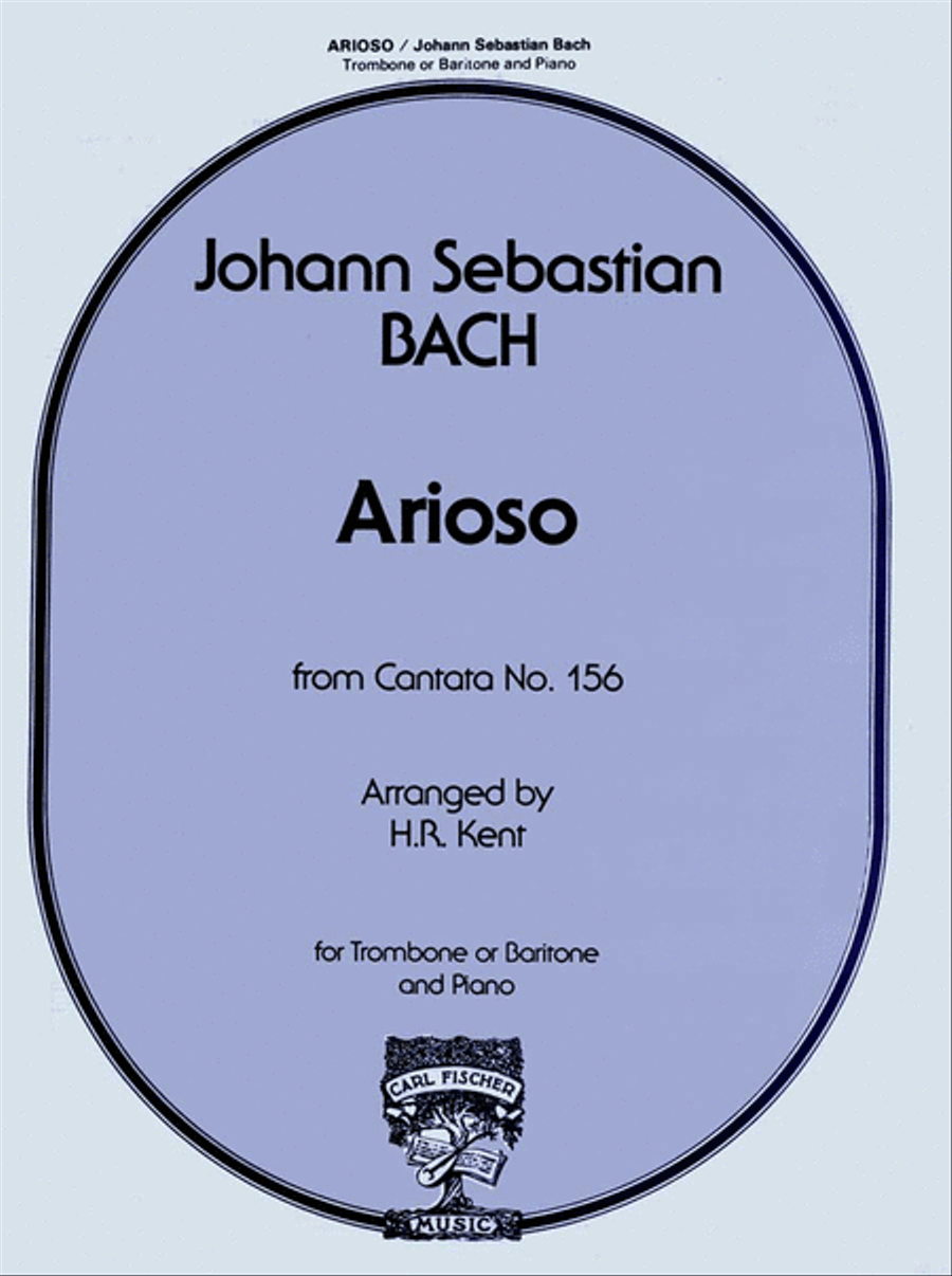 Arioso From 'Cantata No. 156' Baritone Horn scores gallery preview page 1