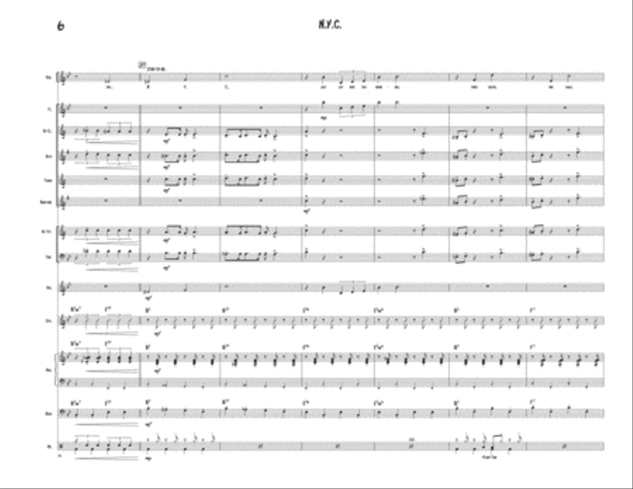 N.y.c. Clarinet scores gallery preview page 6